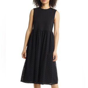 Nordstrom Schiffly Mixed Media Dress